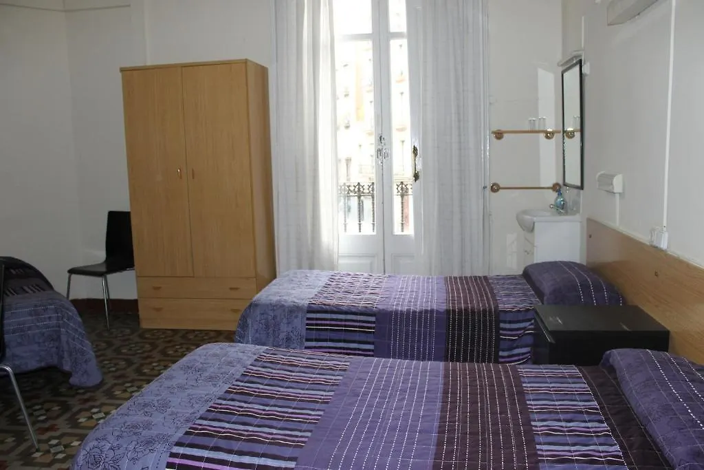 Pensión Hostal Ribagorza Barcelona España